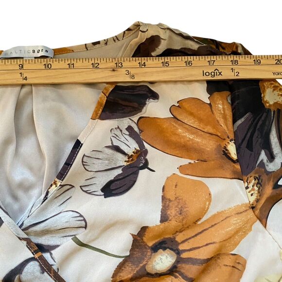 Baltic Born Maxi Floral Dress 3XL Multicolor Belted Long Sleeve Romantic Party - Picture 10 of 13